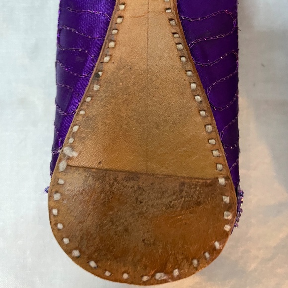 ❌ SOLD! Beachcomber handmade purple sequin flats! - Picture 13 of 13
